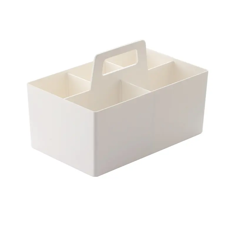 Stackable storage box with handle-3
