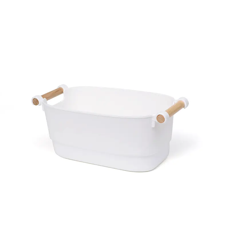 Double wooden handle storage box-1