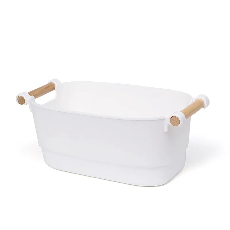 Double wooden handle storage box-3