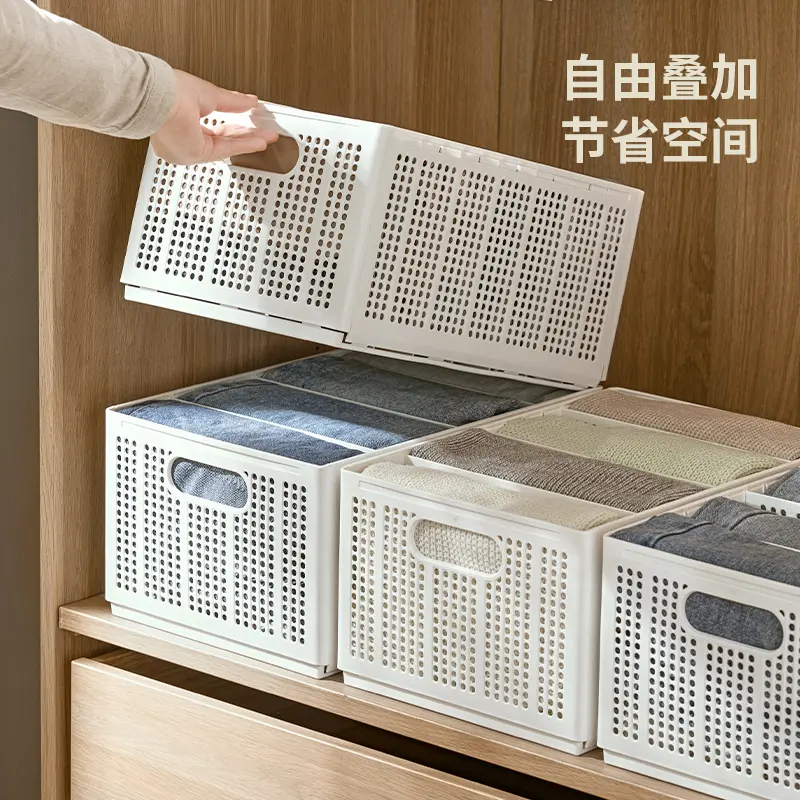 Folding-Storage-Basket-with-Divider-2 Folding-Storage-Basket-with-Divider-2