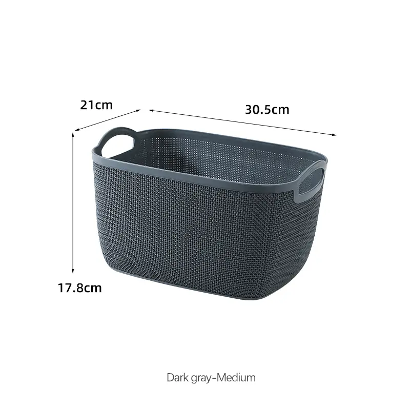 Linen pattern storage basket-5