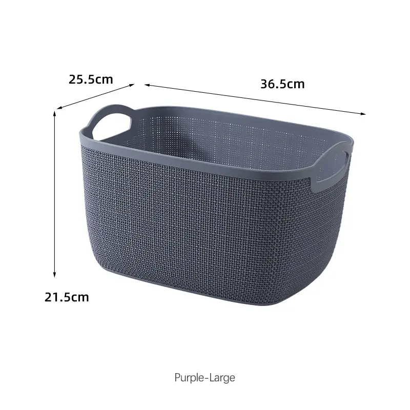 Linen pattern storage basket-7