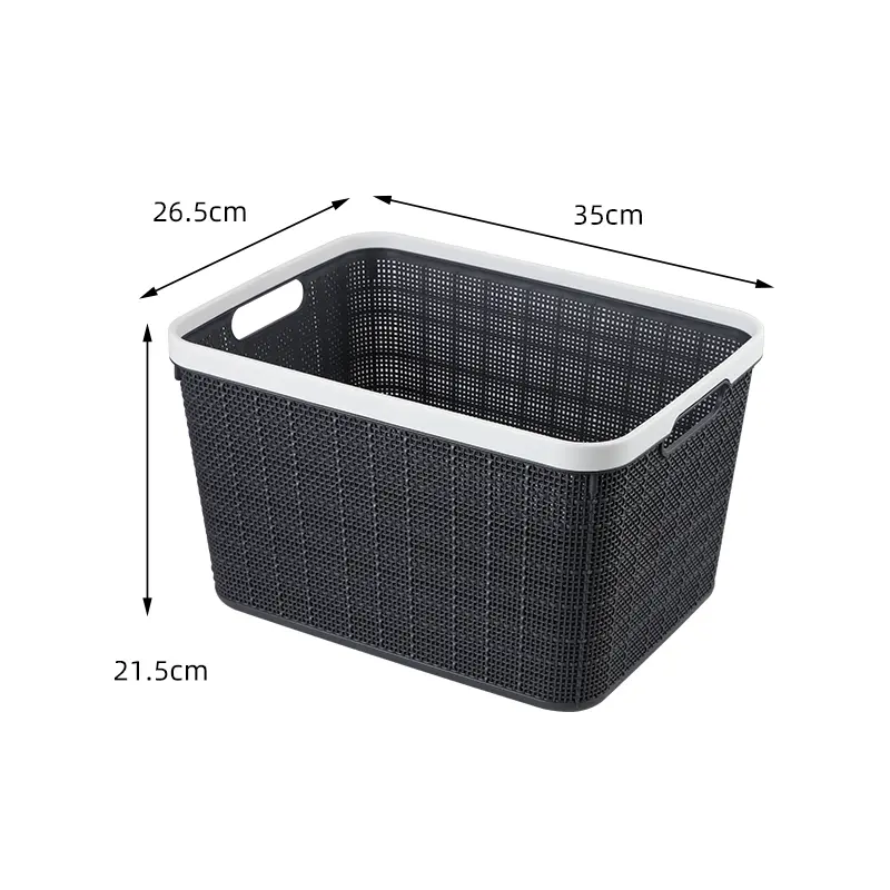 Square-linen-pattern-storage-basket-10 Square-linen-pattern-storage-basket-10