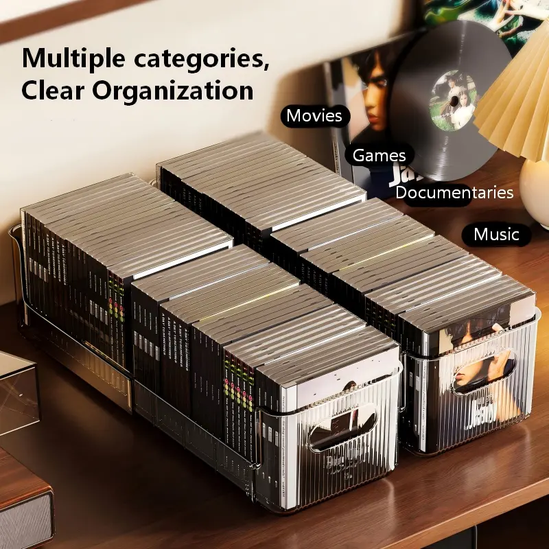 CD PET Storage Box with Divider