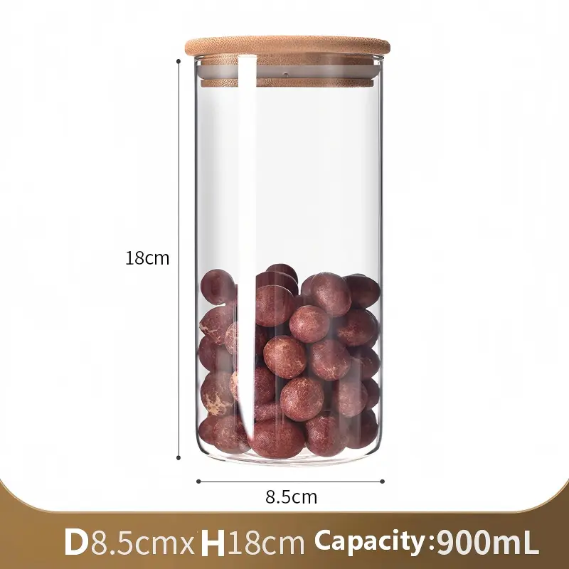 Round Glass Jar-12
