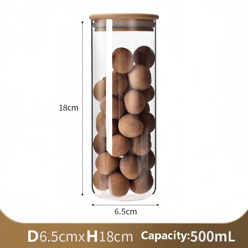 Round Glass Jar-13