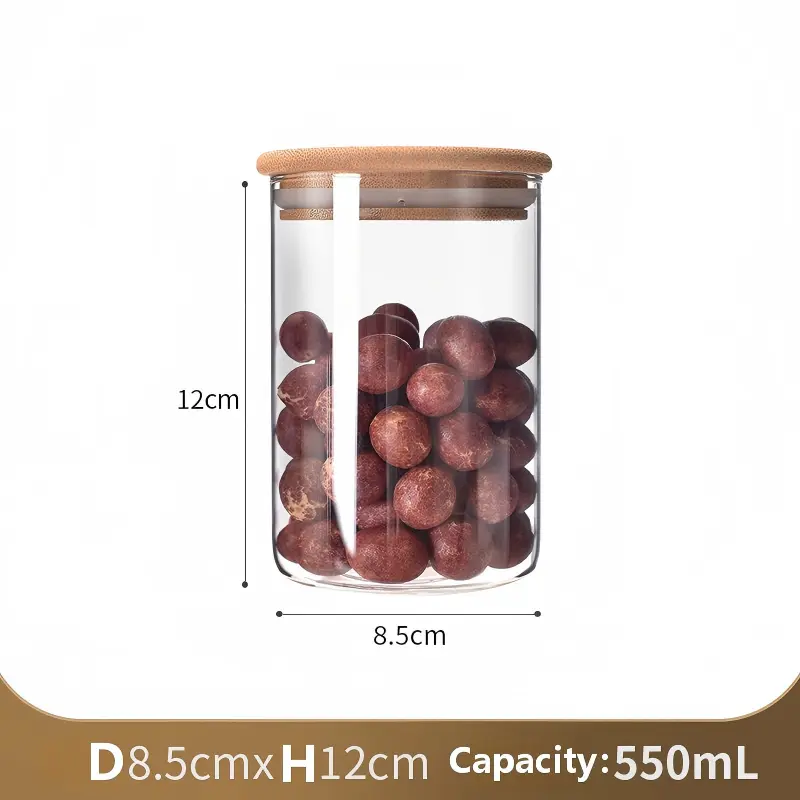 Round Glass Jar-14