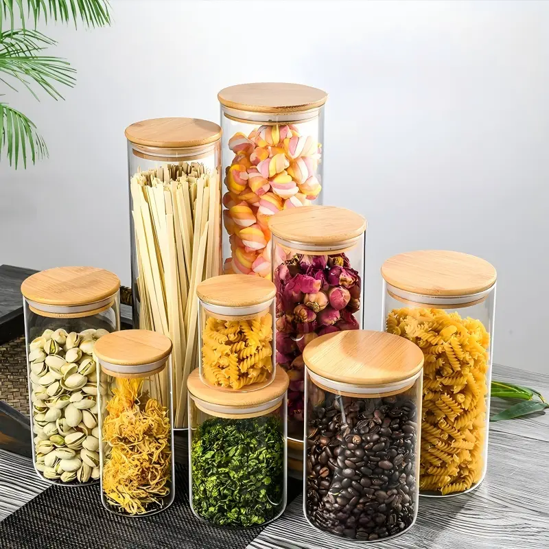 Round Glass Jar-3