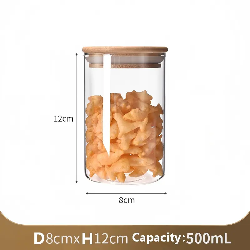 Round Glass Jar-7