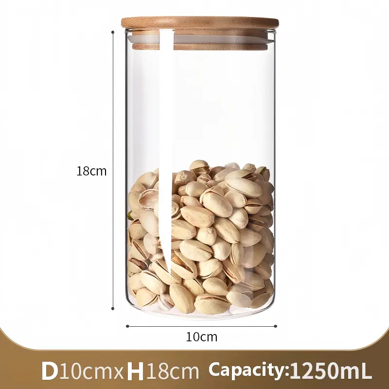 Round Glass Jar-9