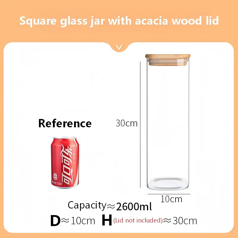 Square Glass Jar-21