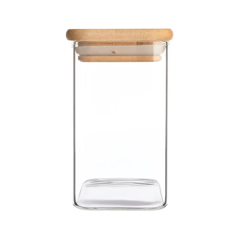 Square Glass Jar-6