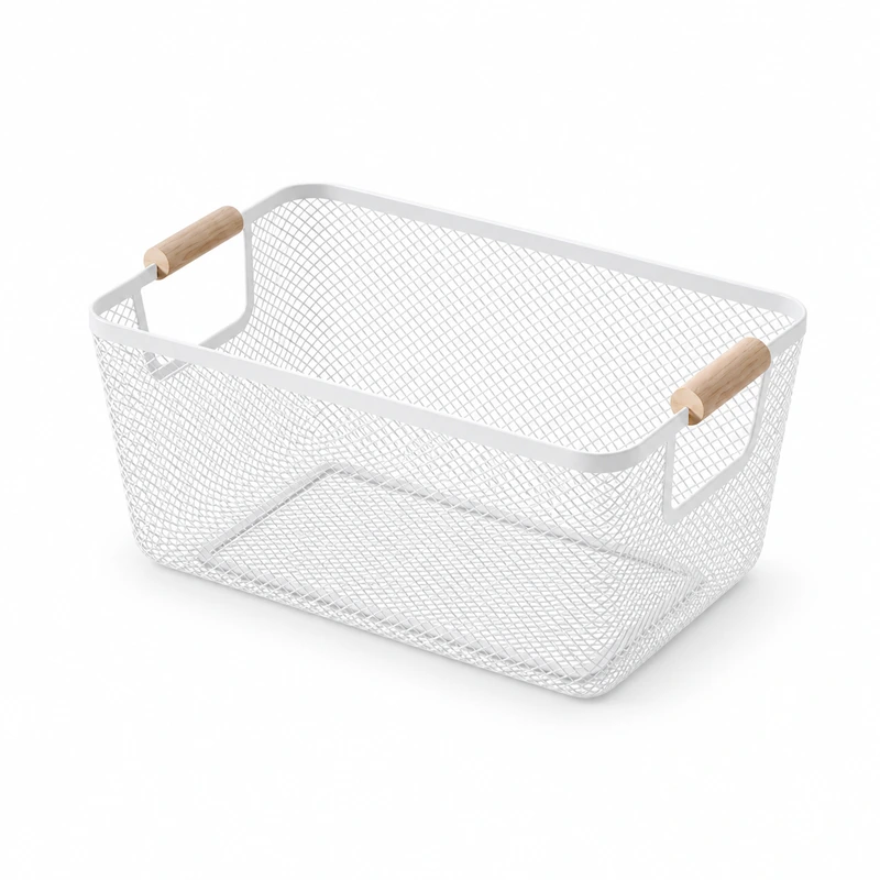 Double-Handle wire mesh basket