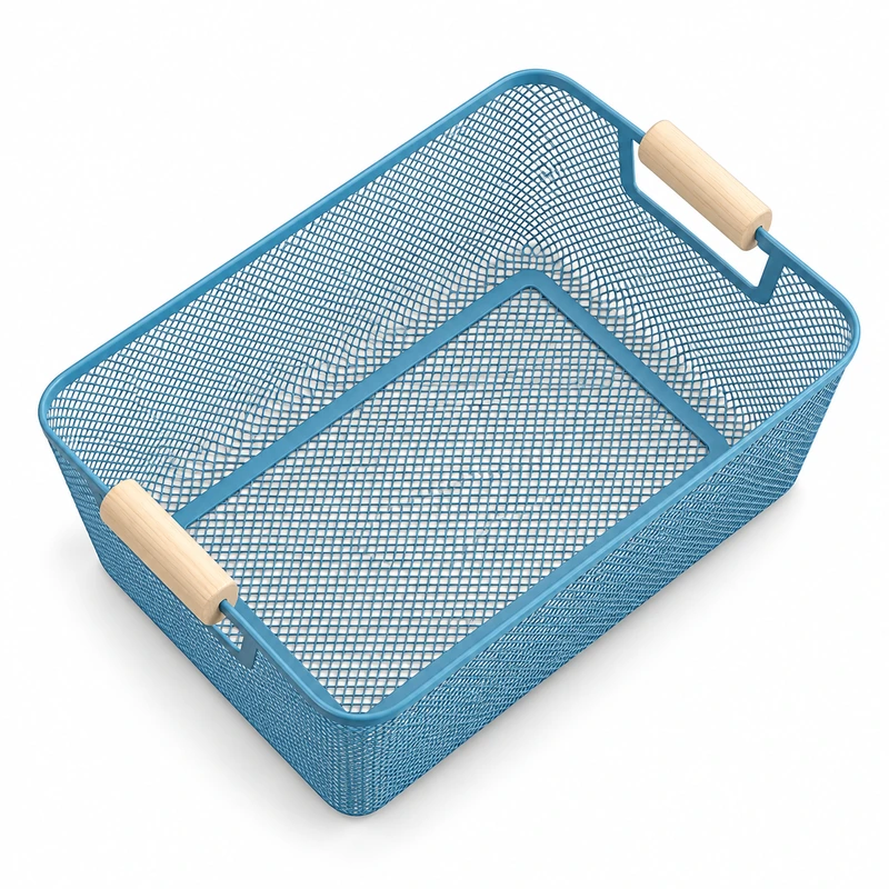 Double-Handle wire mesh basket-11 Double-Handle wire mesh basket-11