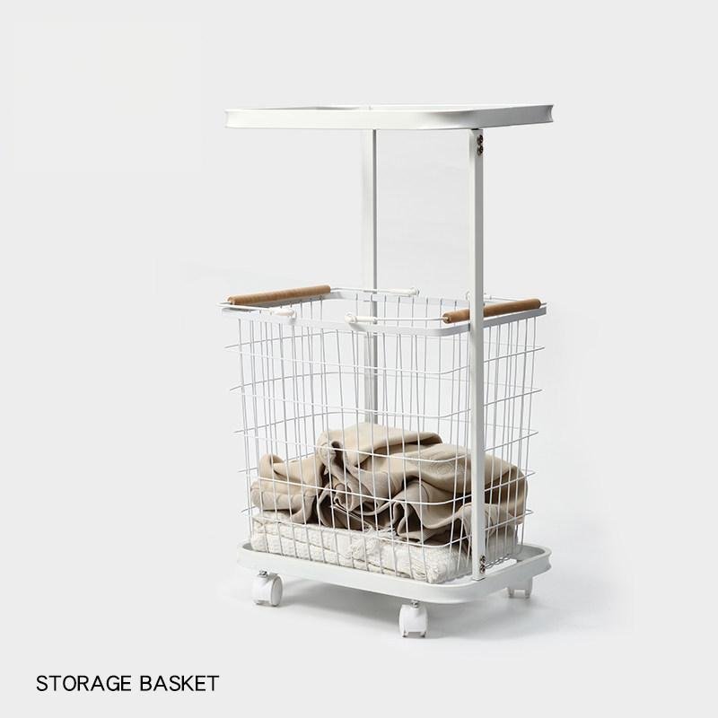 Metal Rolling Laundry Hamper-4 Metal Rolling Laundry Hamper-4