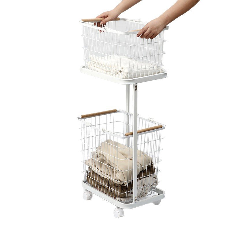Metal Rolling Laundry Hamper-5 Metal Rolling Laundry Hamper-5
