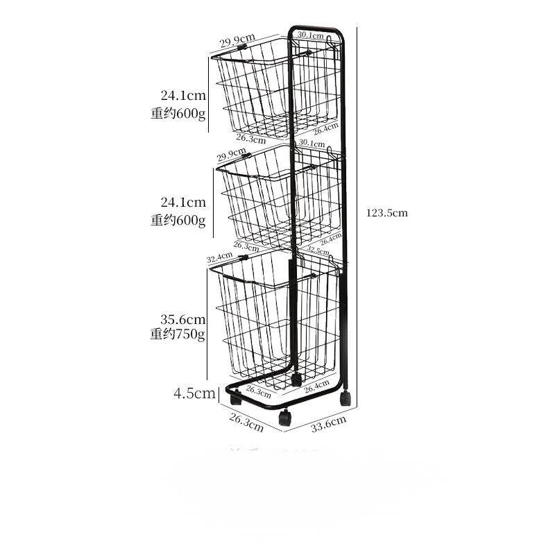 Metal Rolling Laundry Hamper-8