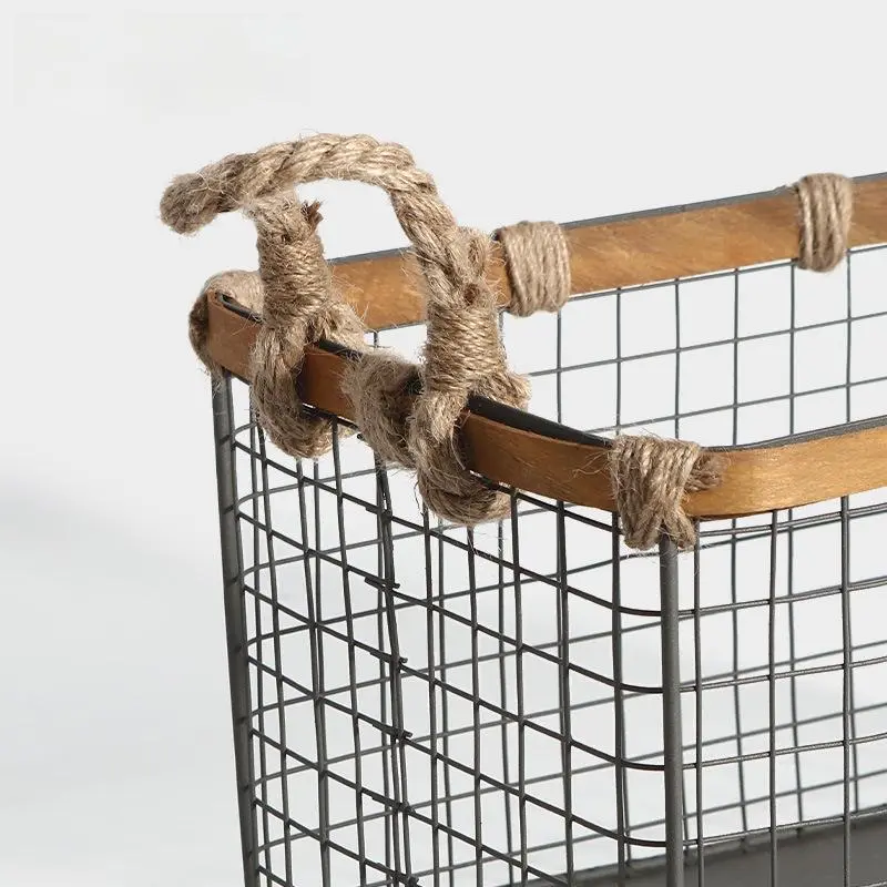 Metal Wire Mesh Storage Basket-1