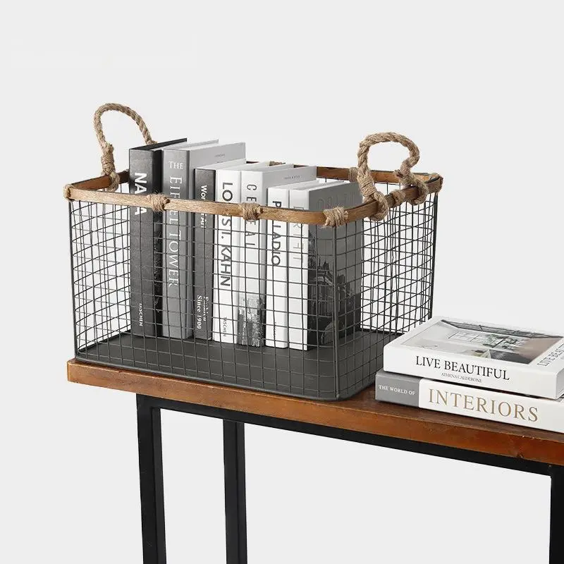 Metal Wire Mesh Storage Basket-4