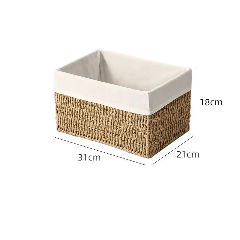 Paper Rope Storage Basket-10