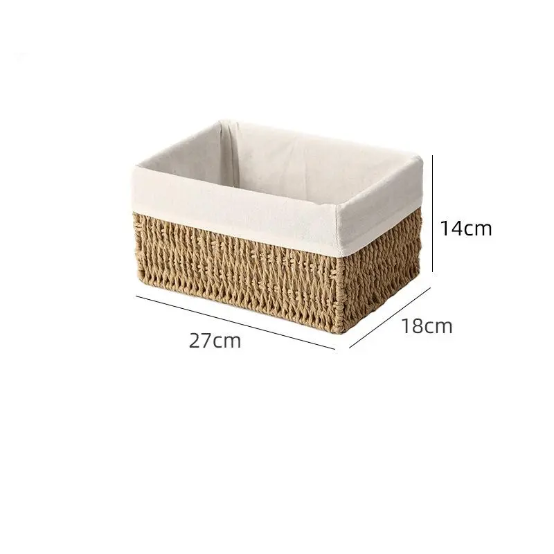 Paper Rope Storage Basket-13