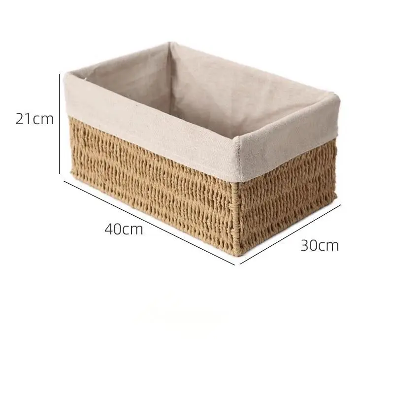 Paper Rope Storage Basket-19