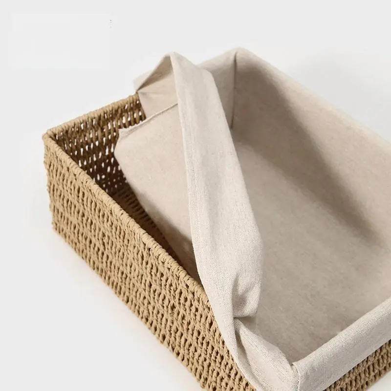 Paper Rope Storage Basket-2