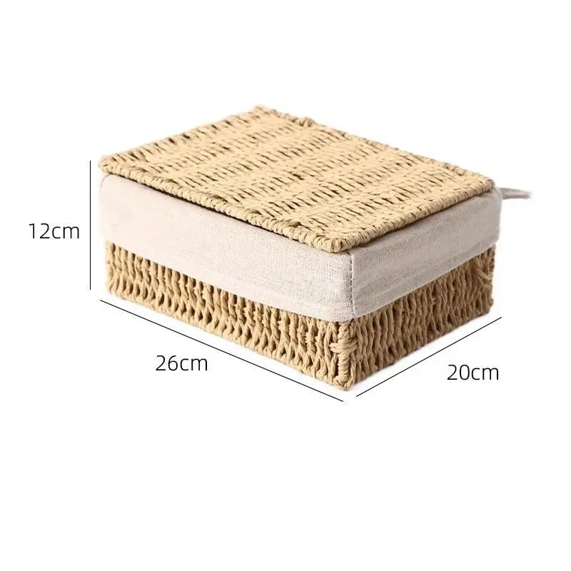 Paper Rope Storage Basket-25