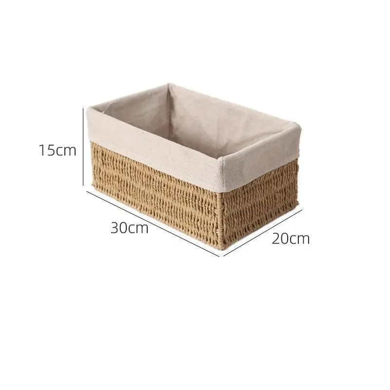 Paper Rope Storage Basket-6