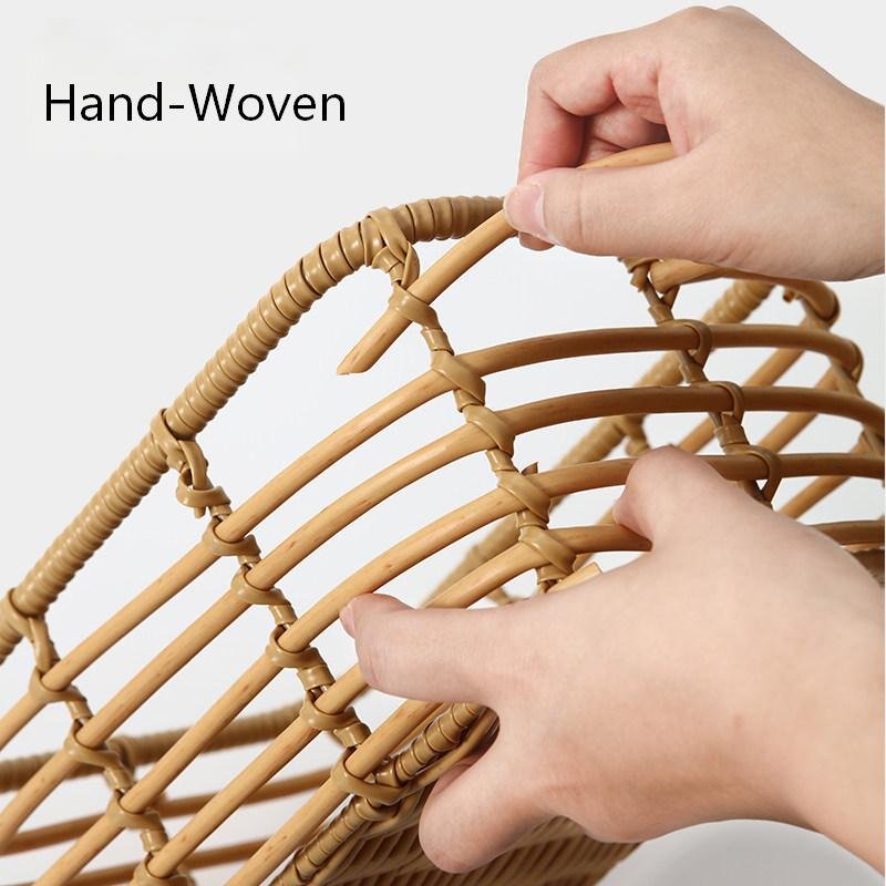 Rattan-style storage basket-3