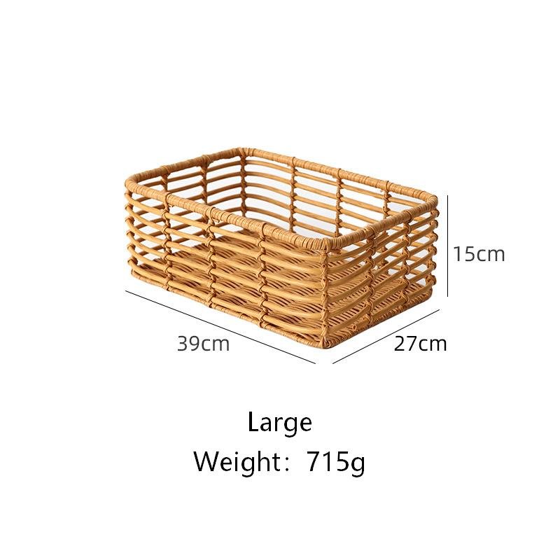 Rattan-style storage basket-9