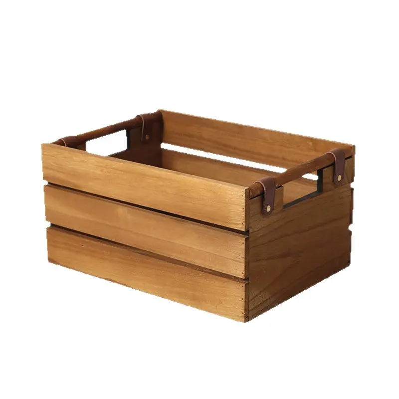Wooden Storage Basket-4 Wooden Storage Basket-4