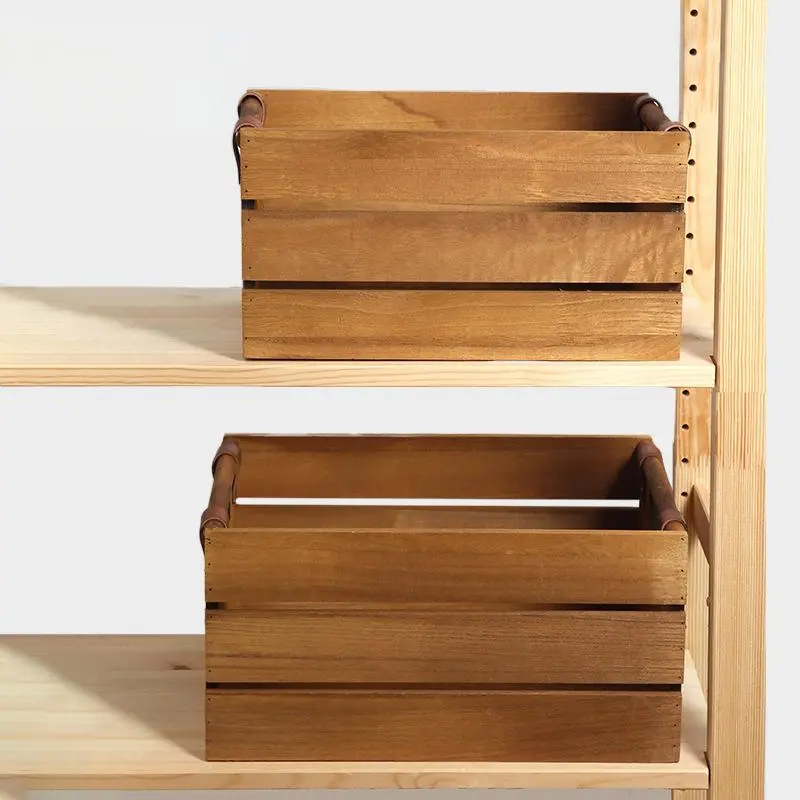 Wooden Storage Basket-5 Wooden Storage Basket-5