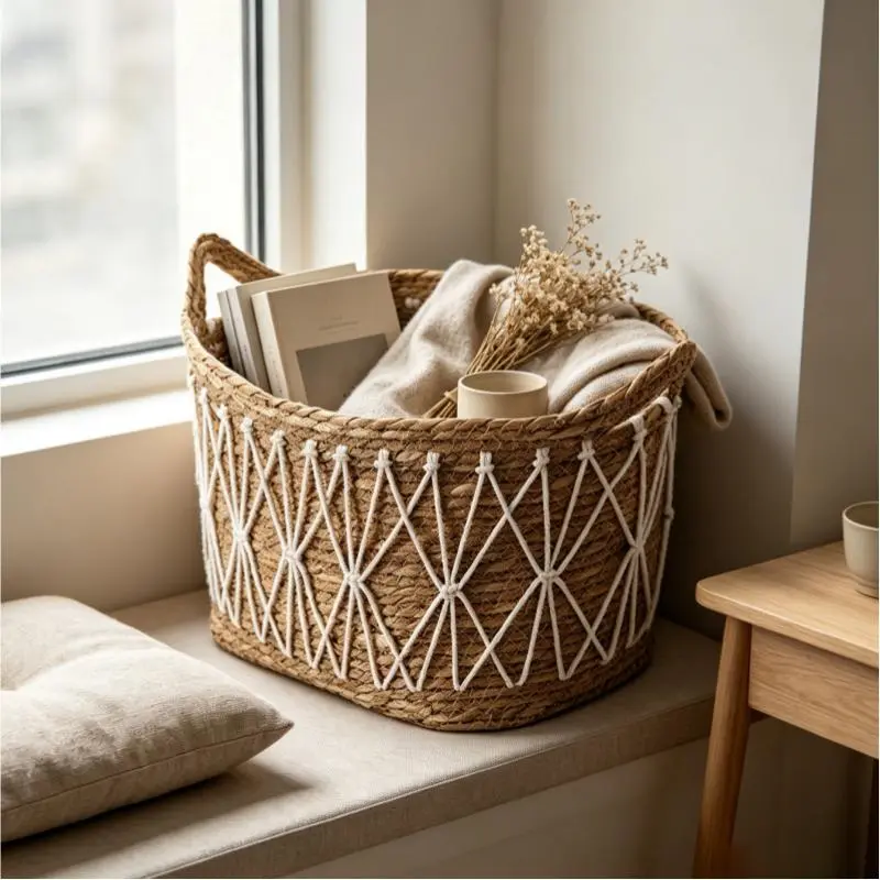 Woven Storage Basket-7 Woven Storage Basket-7
